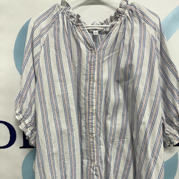 Time and Tru Women’s top with ruffle sleeves - Picture 1 of 6